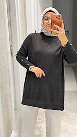 MEVSIMLIK TUNIK Siyah-44