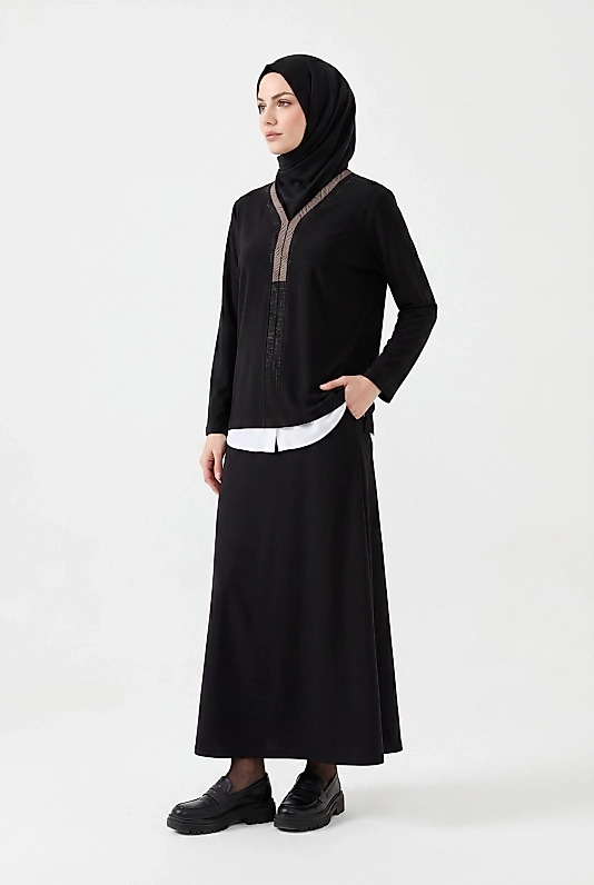 Armine Siyah Penye