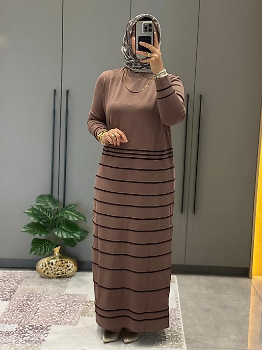 SOĞUK İPLİK MERSERİZE ELBİSE