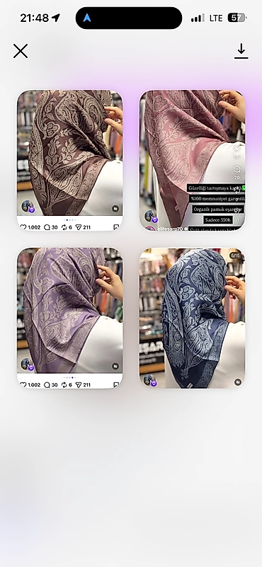 Özel link 5 adet eşarp