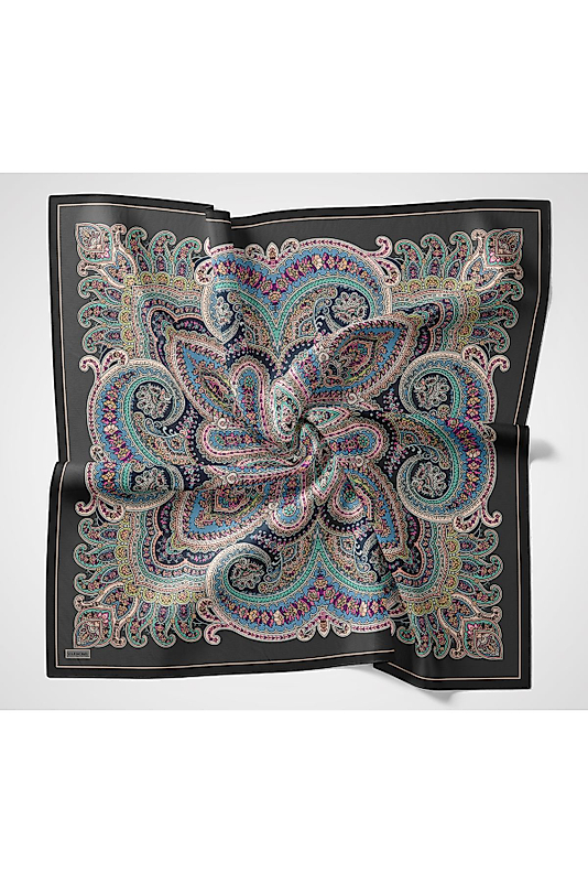 Silkhome Velora Eşarp Ethnic Antrasit