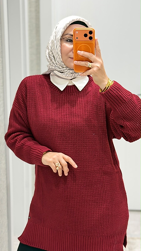 Hüma Sultan Kazak Bordo