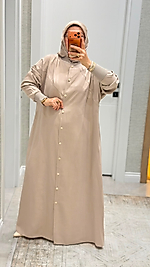 HÜMA SULTAN BÜYÜK BEDEN KAP 2/48-50-Bej